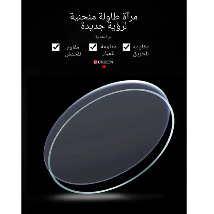 ⁦ساعة Curren 8395 للرجال مقاومة للماء فاخرة⁩ - الصورة ⁦3⁩
